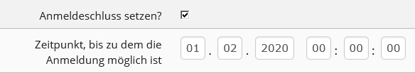 Anmeldefrist App 20200206